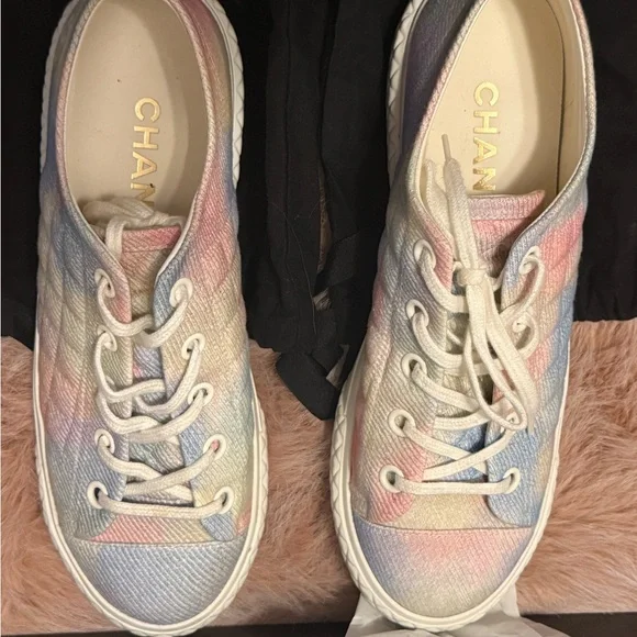 Colorful CHANEL Women's Sneakers - Picture 5 of 8